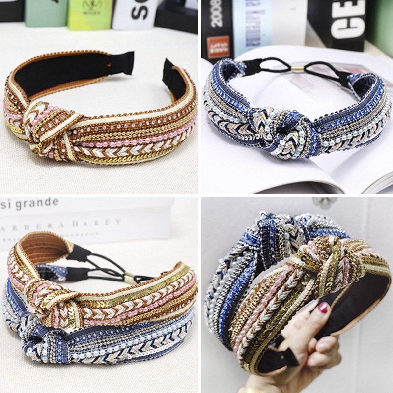 Băng Đô Kim Sa Phong Cách Boho