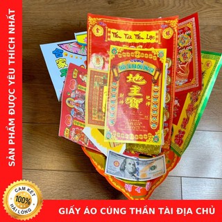 Giấy Áo Cúng Thần Tài Địa Chủ - Cửa Hàng Vàng Mã Chú Sa Di Hoan Hỉ