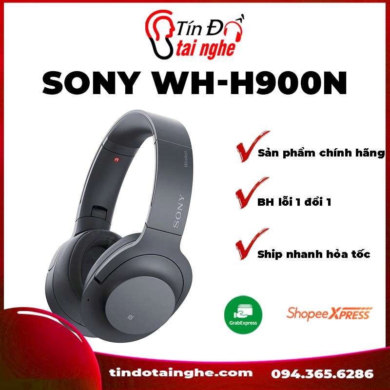Tai nghe không dây Hi-res chống ồn Sony WH-H900N | Chính hãng