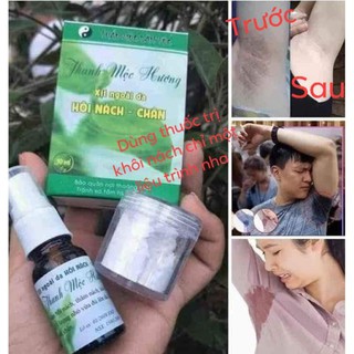 [ Chính hãng 100%] Xịt Hôi Nách -Hôi Chân Triệt Để [Chính Hãng Thanh Mộc Hương]