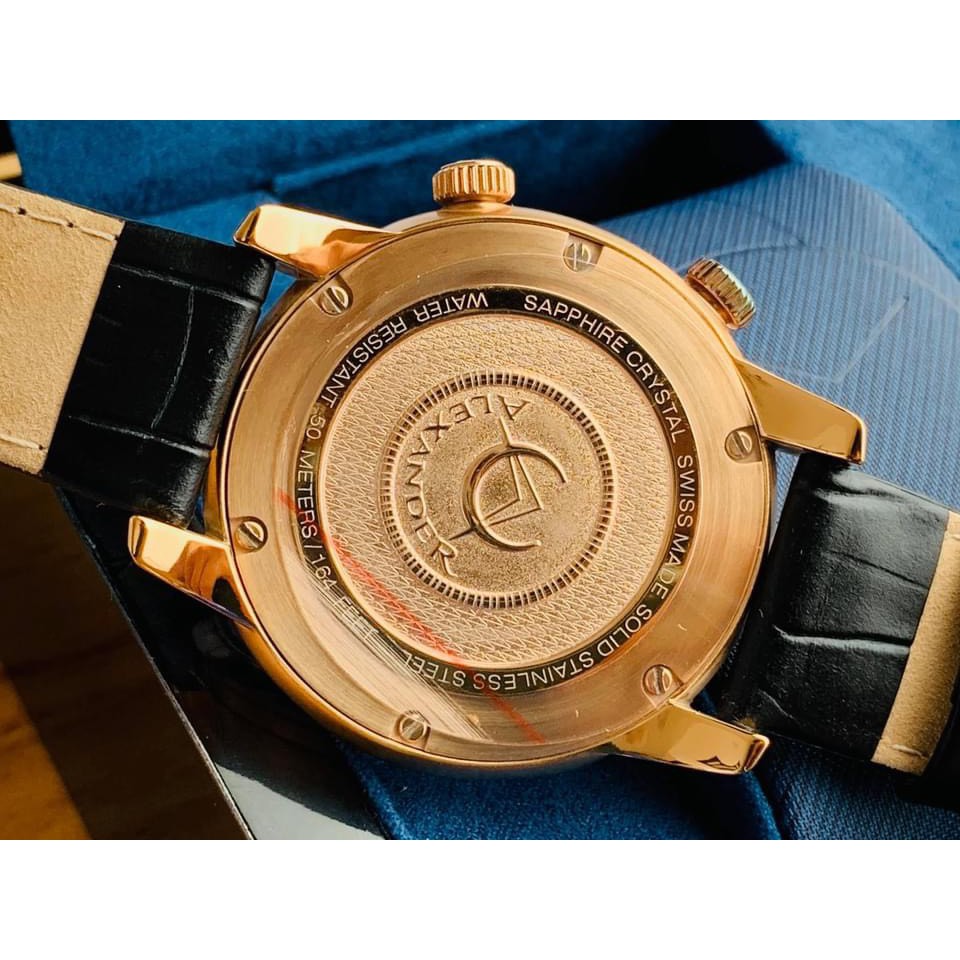 Đồng hồ nam Alexander Journeyman Men's World-Timer đẳng cấp