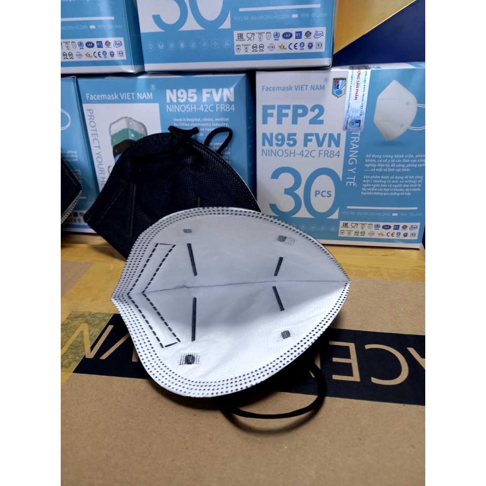 Khẩu trang N95 không van 5 lớp chống bụi mịn PM 2.5