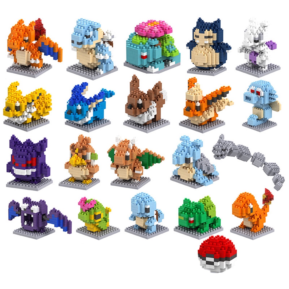 Đồ Chơi Hình pokemon Bằng Nhựa Sáng Tạo Nhiều Màu Phiên Bản Sáng Tạo Nổi Tiếng
