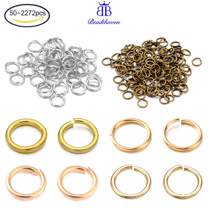 Bộ 50-2272 Vòng Nhảy Mở Không Chứa Niken Và Chì Bạch Kim 20 5x0.8mm Khoảng Cách 3.4mm: 3mm Khoảng 357 Cái / 20g