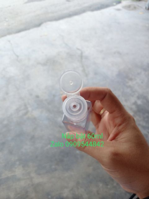 [Giá tốt] Chai nhựa nắp bật 60ml, 100ml