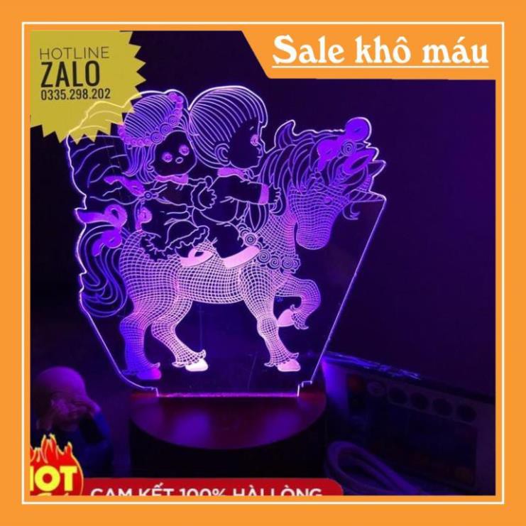 [SHOP UY TÍN] Đèn ngủ 3D, đèn trang trí, quà tặng ý nghĩa sinh nhật điều khiển đổi 16 màu có điều khiển