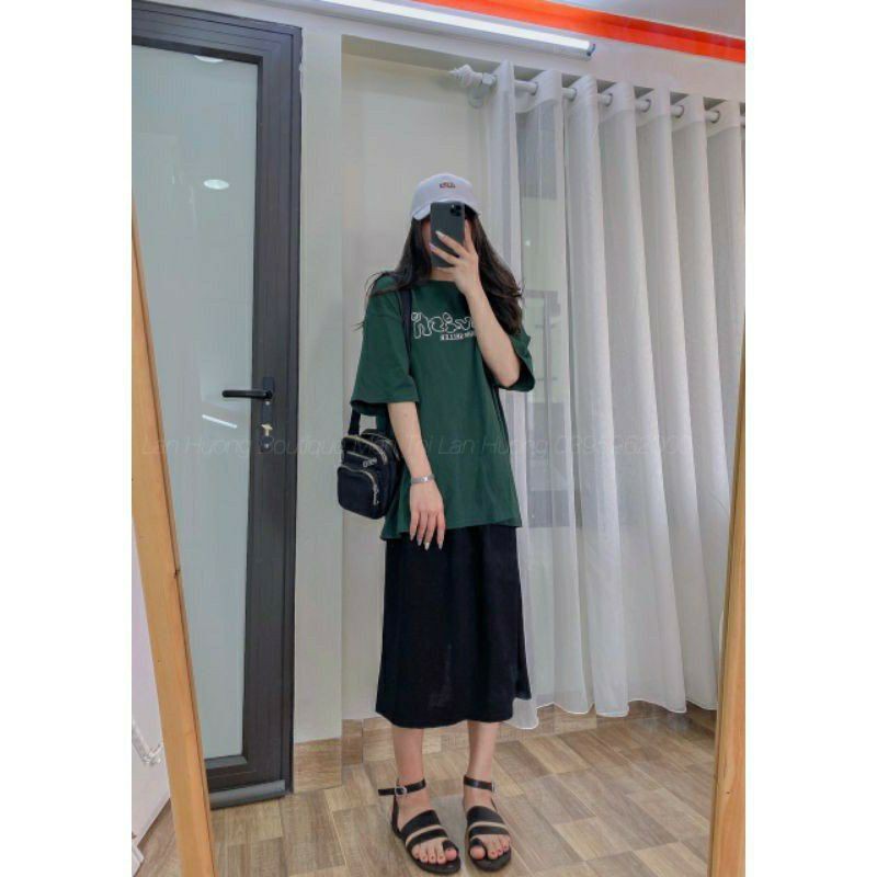 CHÂN VÁY THUN TRƠN XUÂN HÈ CHẤT SIÊU MỊN