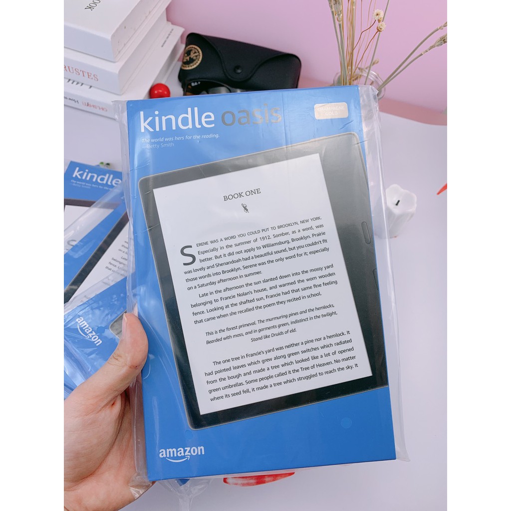 Máy Đọc Sách Kindle Oasis 3 32GB Champagne Gold Nguyên Seal | BigBuy360 - bigbuy360.vn