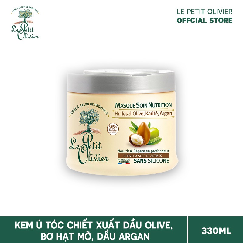 [Mã FMCG8 giảm 8% đơn 250K] Kem Ủ Tóc Le Petit Olivier Chiết Xuất Dầu Olive, Bơ Hạt Mỡ, Dầu Argan 330ML | BigBuy360 - bigbuy360.vn