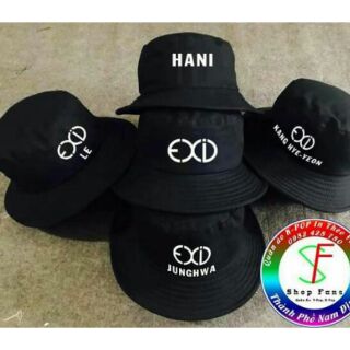 Mũ / nón exid in theo yêu cầu