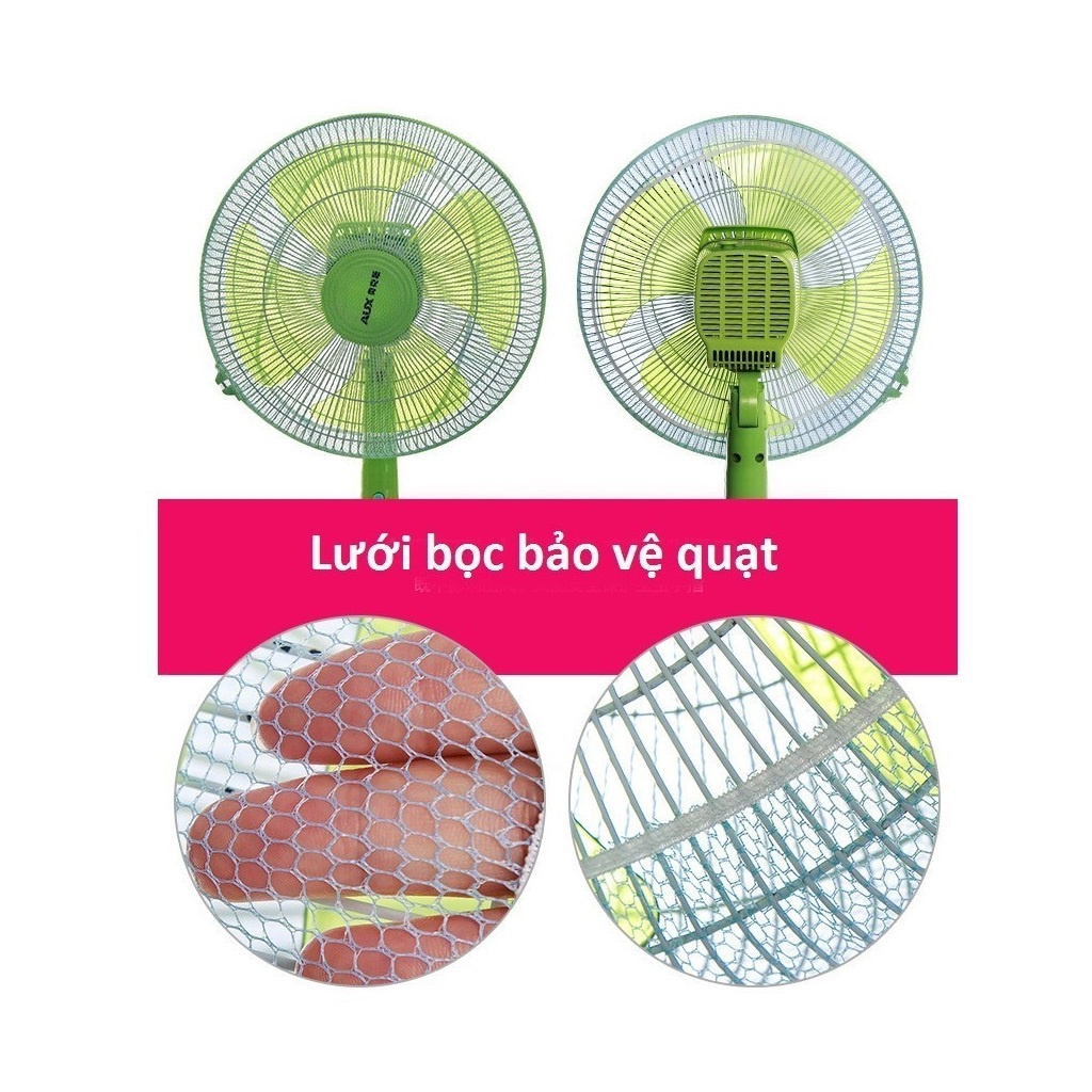 Vỏ Bọc Quạt Chống Bụi Hình Vật Ngộ Nghĩnh, Lưới Bọc Trùm Quạt An Toàn Cho Bé &amp;  Tránh Bụi Bẩn Lizflower