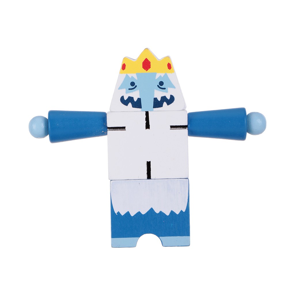 Đồ chơi gỗ xếp hình Miniso Adventure Time - Hàng chính hãng