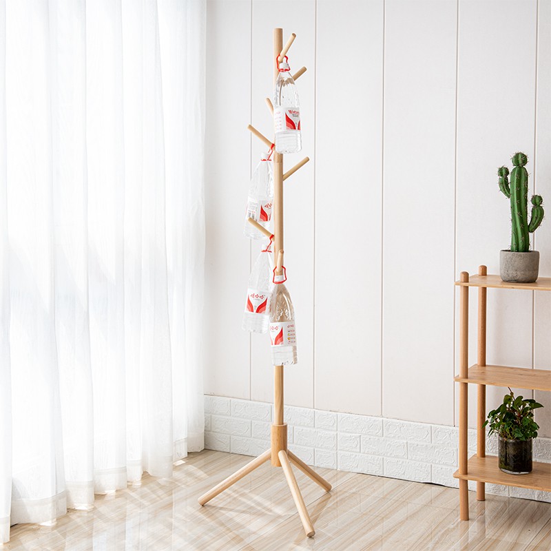 Cây Treo Quần Áo Đứng Bằng Gỗ Standing Hanger,Kệ Sào Treo Đồ Đứng Nội Thất Kiểu Hàn Lắp Ráp PAPAA.HOME