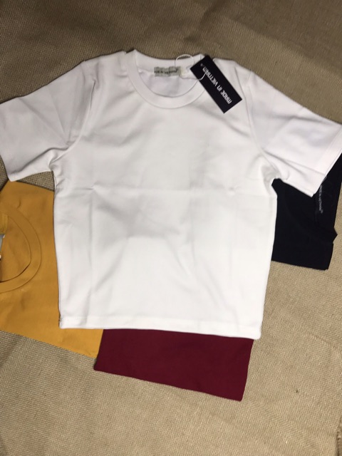 [CÓ SẴN] Áo crop thun gân 4 màu đơn sắc đơn giản cá tính hiện đại (ẢNH THẬT Ở CUỐI) | BigBuy360 - bigbuy360.vn