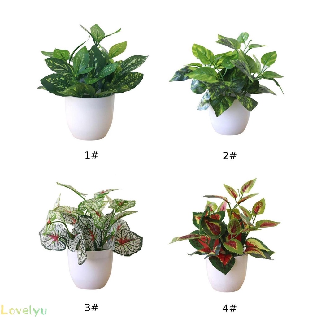 1 Chậu Cây Giả Để Bàn Trang Trí