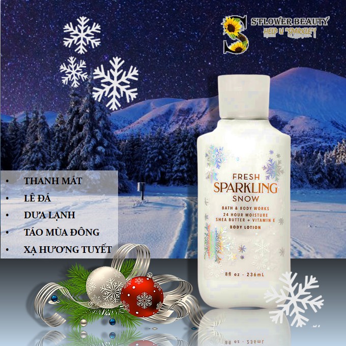 ☃️ Fresh Sparkling Snow Snowflakes Cashmere Winterberry