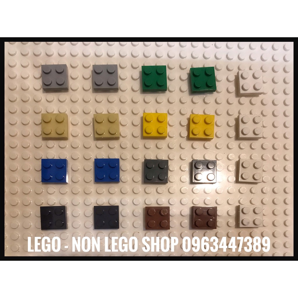 Lego part 2×2 dẹt cơ bản các màu sắc ( 20c )