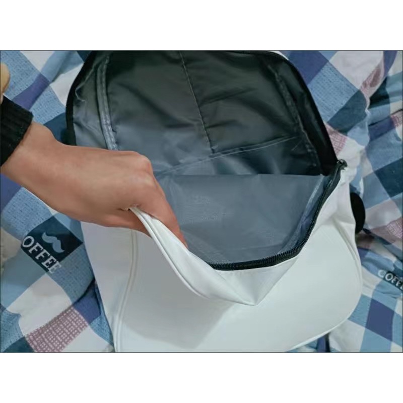 Balo đi học nam nữ hình con ma vô diện mắt to xấu xí