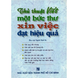 Sách - Thủ Thuật Viết Một Bức Thư Xin Việc Đạt Hiệu Quả