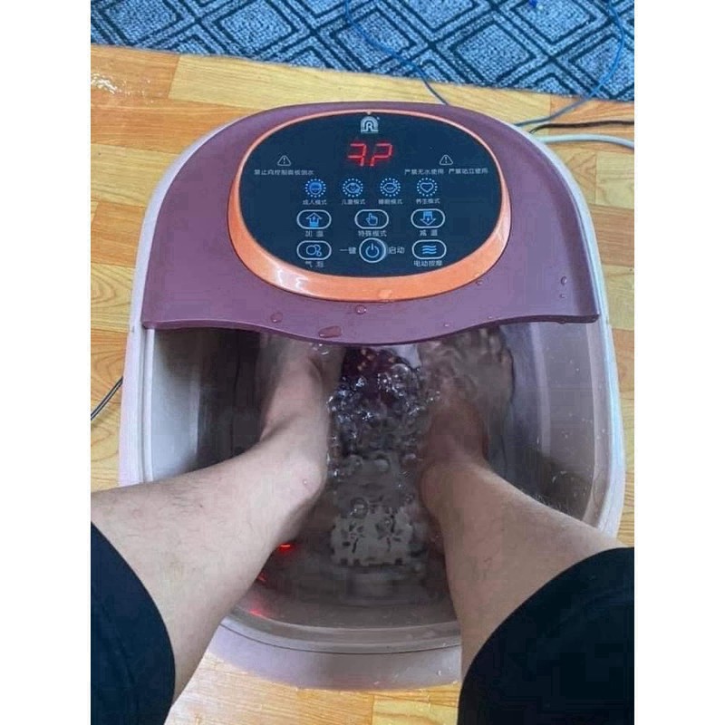 ⚡🆂🅰🅻🅴 ⚡ Bồn ngâm chân - Bồn massage chân chính hãng Lesen (kèm gói bột ngâm chân, lọ tinh dầu) Bảo hành 12 tháng