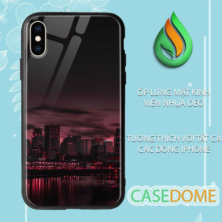 Ốp Lưng Ip 7 Plus Hình Landscapes Thành Phố Đẹp Quý Phái CASEDOME Cho Iphone 11/12/6/6S/7/7Plus/8/Plus/X/Xr/Xs