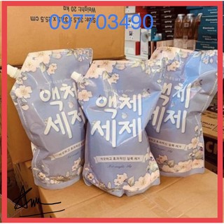 Nước giặt xả blue hàn quốc 2lit hương thảo mộc