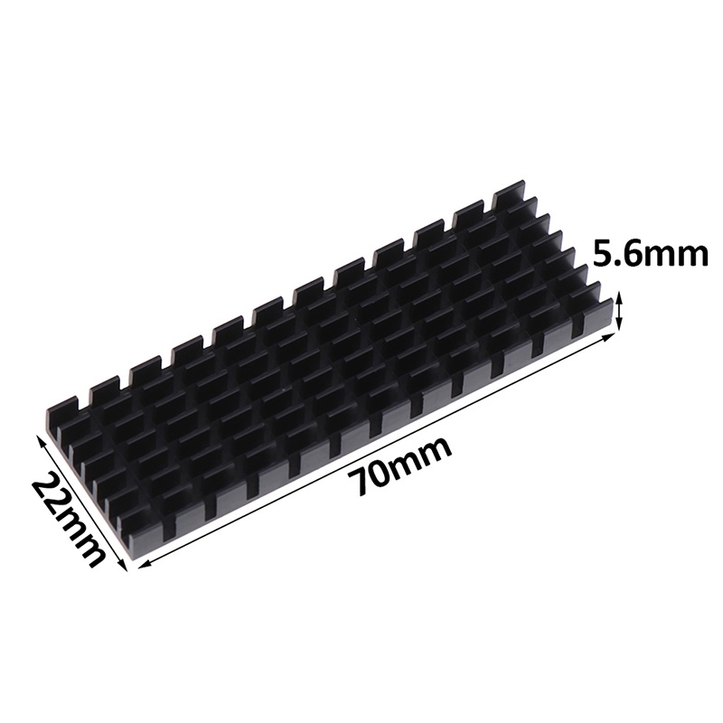 Bộ Tản Nhiệt Bằng Nhôm 1 M.2 Ngff Nvme 2280 Pcie Ssd Chất Lượng Cao