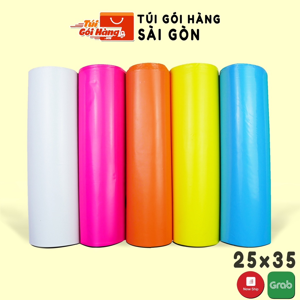 Túi Gói Hàng Niêm Phong 25x35 TUIGOIHANG Cuộn 100 Cái Có Keo Dán Tiện Lợi