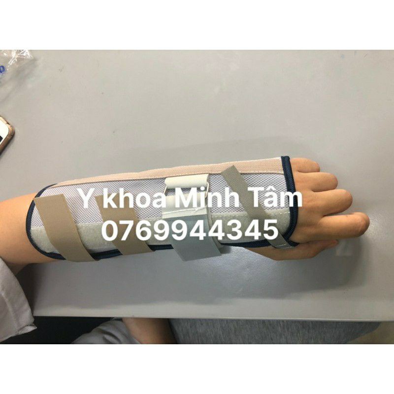 Nẹp Cẳng Tay Dài Hỗ Trợ Cố Định Tay Do Gãy Xương, Bong Gân