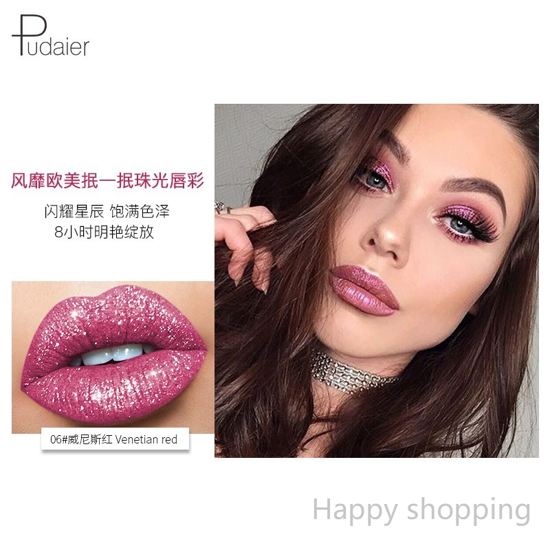 (Hàng Mới Về) Son Kem Lì Ánh Ngọc Trai Không Phai Chống Nước Chống Dính Cốc | BigBuy360 - bigbuy360.vn