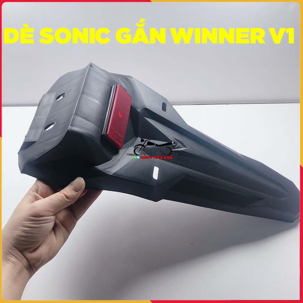 🔥 Dè Sonic Độ Cho Winner V1 Và Excier 150 - Chắn Bùn Sau Winner V1 Và Ex 150 🔥