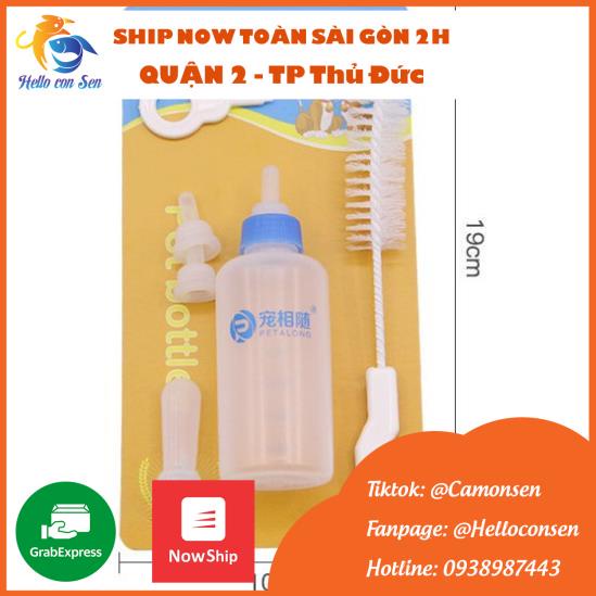 BÌNH SỮA 60ML CHO CHÓ MÈO CON