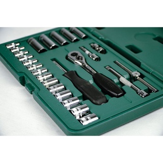 Bộ đầu tuýp 25 chi tiết 1/4in, hệ mét SATA 09001