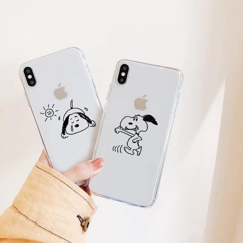 Ốp lưng iphone hình Chú chó nằm và đi bộ 6 6S 6Plus 6S Plus 7 8 7Plus 8Plus X XSMax - Infinity Case M411