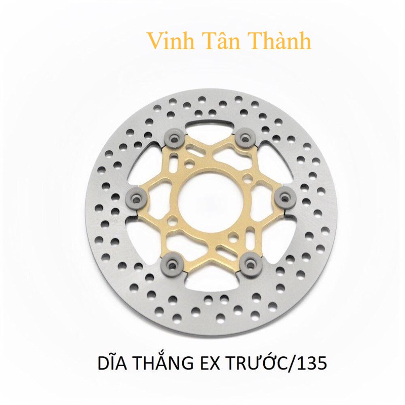 Đĩa trước Exciter 135,  Sirius Taurus Jupiter Lexam (dĩa phanh thắng dầu trước Yamaha Ex135 , LX Si Ju Nouvo Sao_Sensei