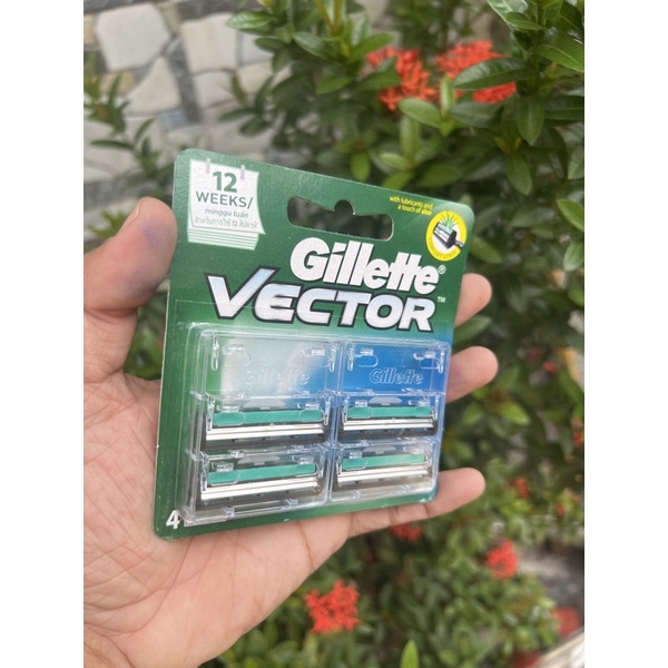 Lưỡi dao cạo gillette vector 4 lươiđ