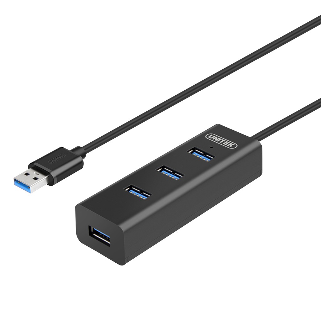 Bộ chia 4 cổng USB 3.0 Unitek Y-3089 có hỗ trợ nguồn phụ