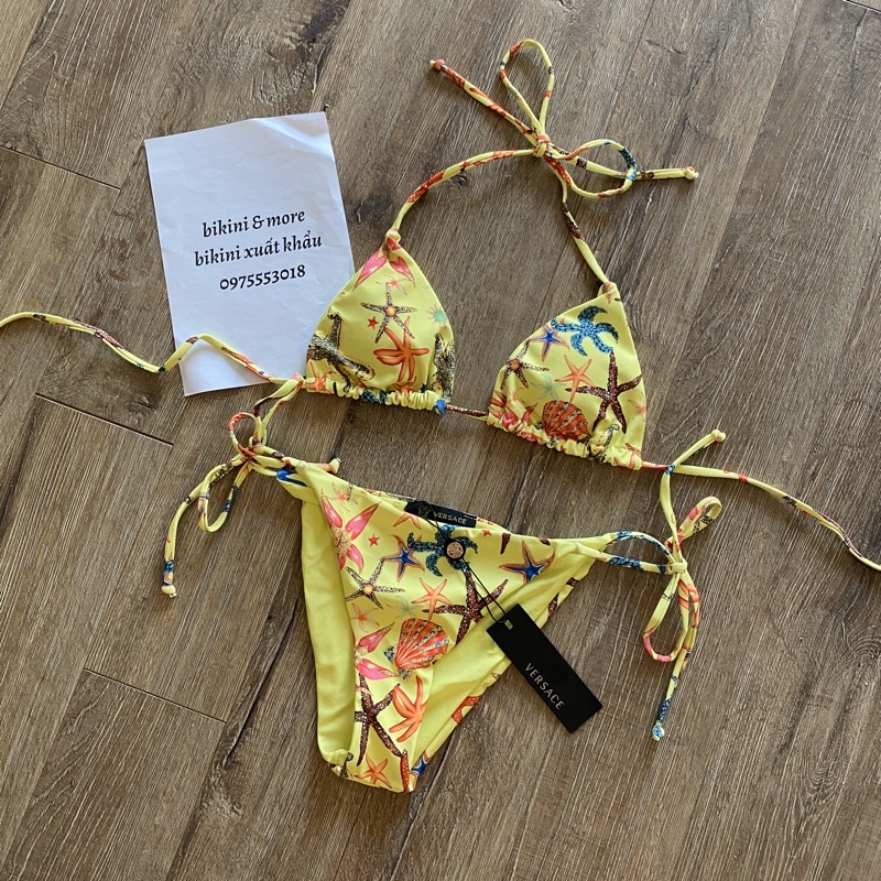 [BKN1415] &lt;BRAND&gt; SET BIKINI VSC VÀNG SAOBIEN