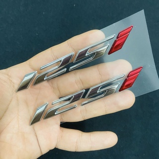  Tem logo số 125i chất liệu nhựa nổi xi bóng cao cấp thích hợp dán xe VARIO WAVE 125 FU LED CLICK THÁI 