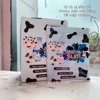 EMO MILK SLIM - Sữa bò hỗ trợ giảm cân cấp tốc - Giảm cân EMOSLIM ( tặng kèm thước dây)