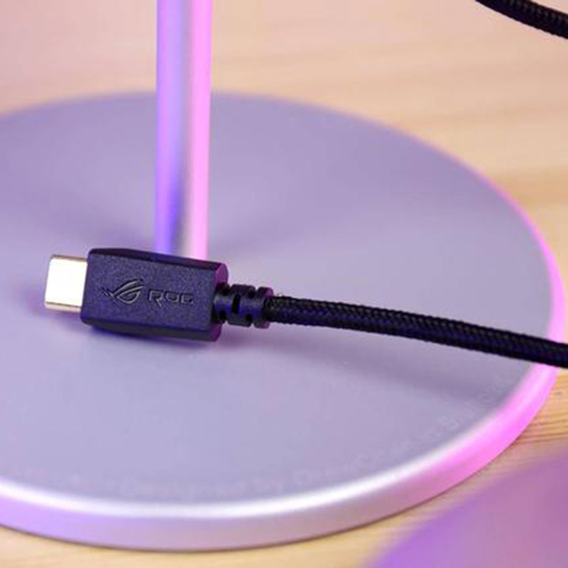 Dây Cáp Âm Thanh Nổi Hai Đầu Thay Thế Cho Tai Nghe Chụp Tai ROG Delta USB-C
