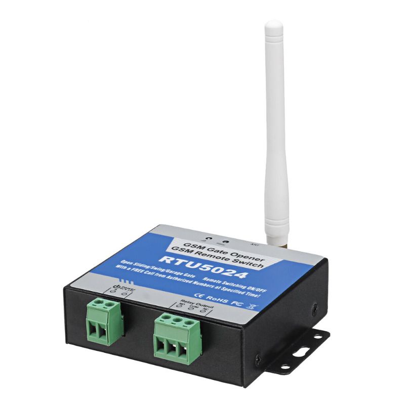 Công Tắc Điều Khiển Từ Xa SMS 2G GSM Gate Open RTU5024 Cho Điện Thoại Di Động