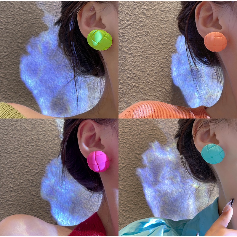 Khuyên Tai Hình Bánh Quy Ngôi Sao Nhỏ Đơn Giản Dễ Thương Phong Cách Hong Kong Độc Đáo Thời Trang Cho Nữ