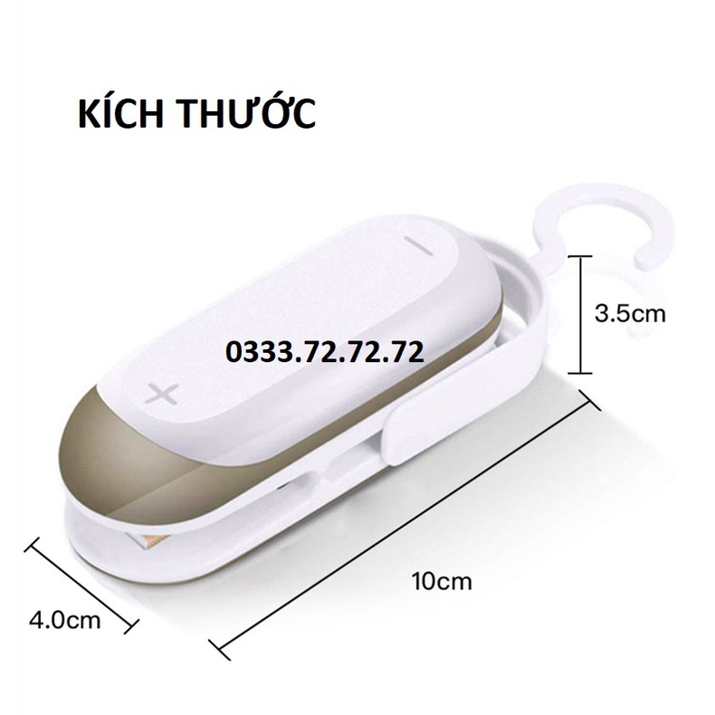 Máy hàn miệng túi thực phẩm mini, kẹp niêm phong loại đẹp