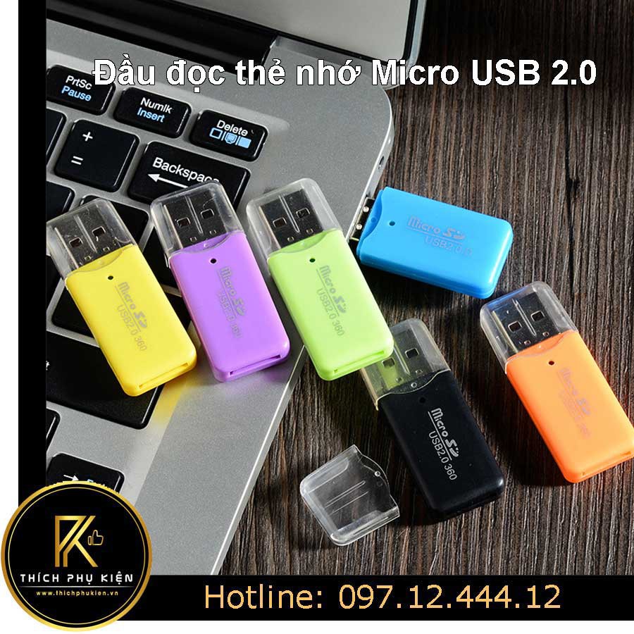 USB Đầu đọc thẻ nhớ Micro USB 2.0