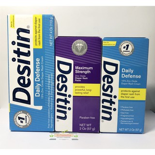 Kem trị hăm Desitin Tím/Xanh của Mỹ