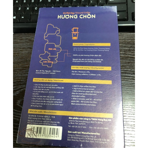 Cà Phê Chồn Rang Xay Hương Vị Đậm Đà HONEE COFFEE 300g - NGON NGON CÀ PHÊ