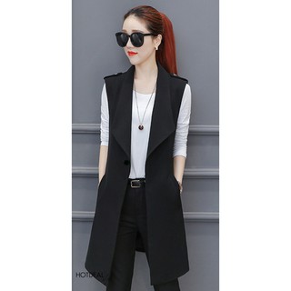 ❣️FREESHIP❣️ Áo Vest Form Dài Sang Trọng