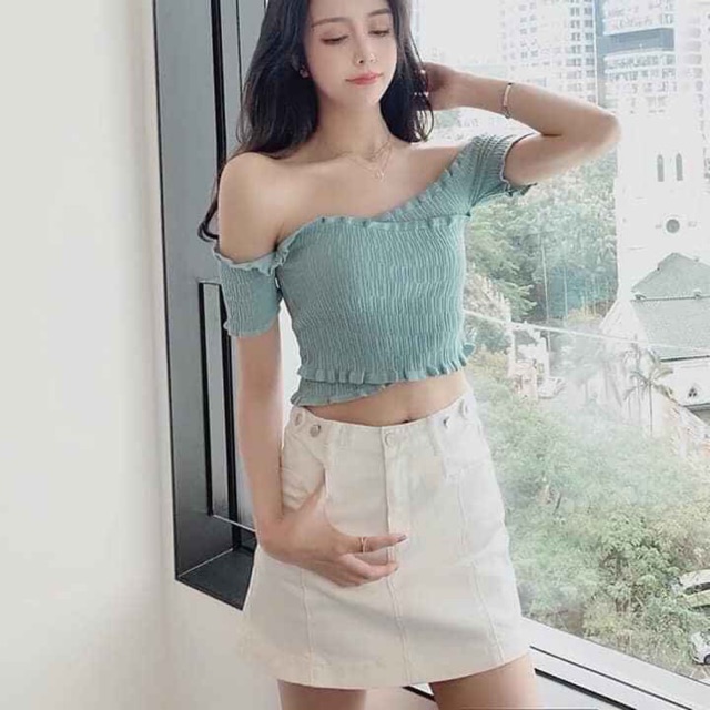 Quần giả váy chất co giãn