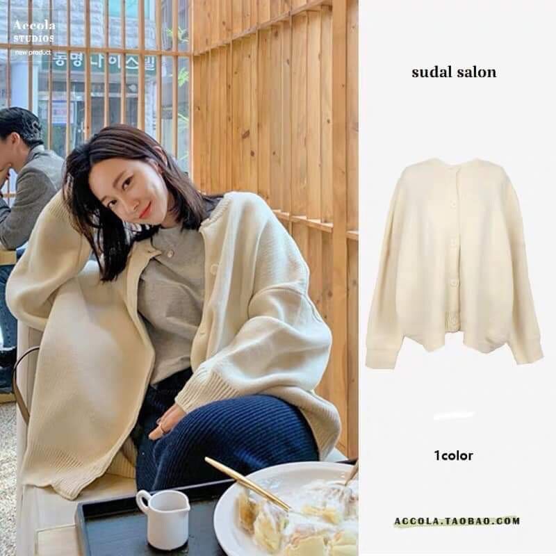 áo Cadigan màu vintage chất đẹp
